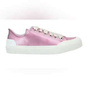 SERGIO ROSSI Sneakers Soft Leather Pink NIB Size 36